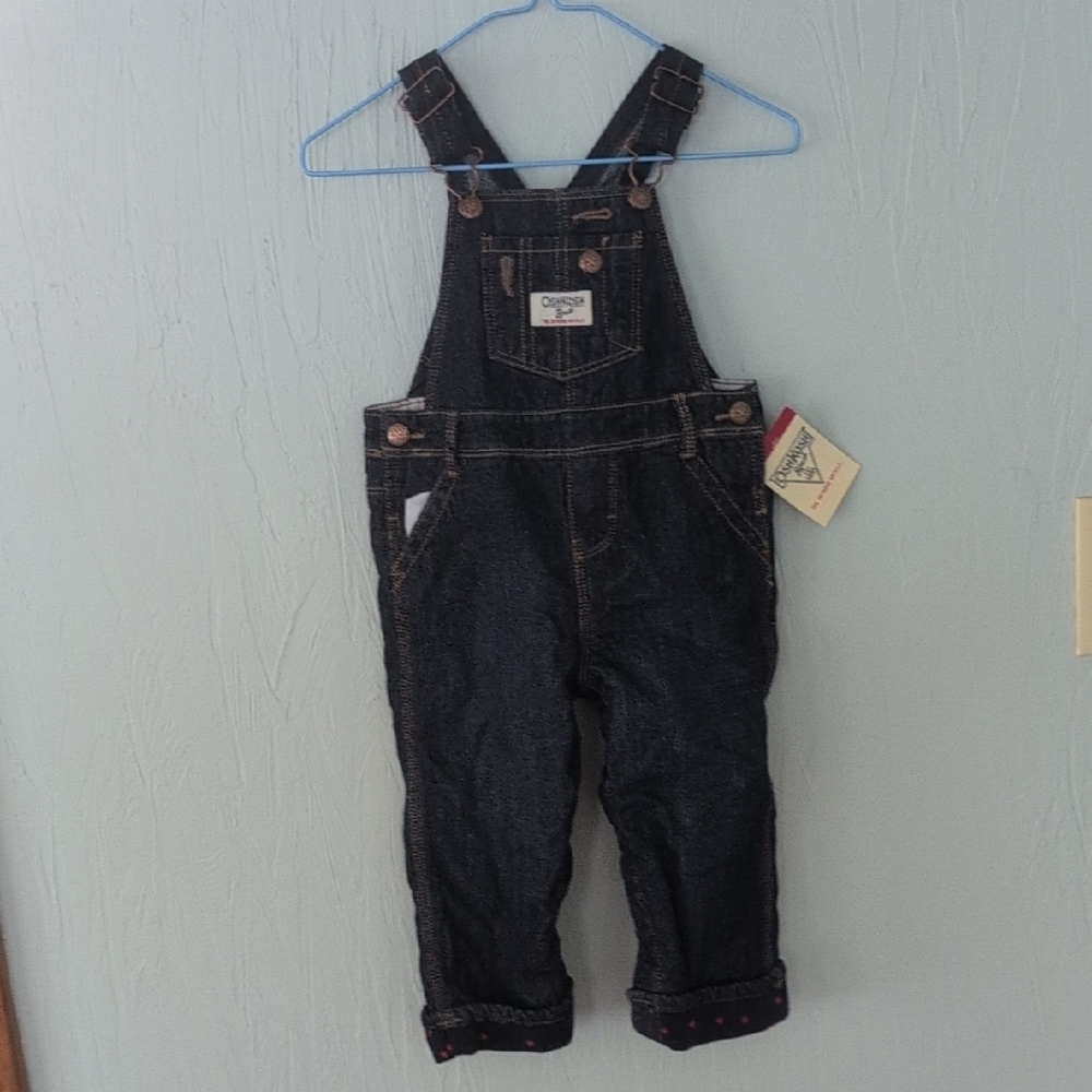 OshKosh B'gosh Blue Denim Overalls Classic Style